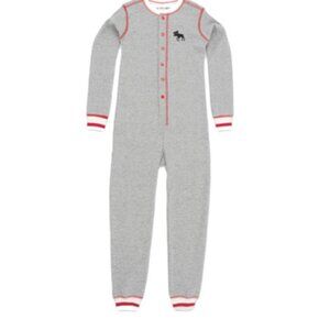 🌲🫎 Little Blue House by Hatley Canadian Moose Union Suit Pajamas – Kids Size 6